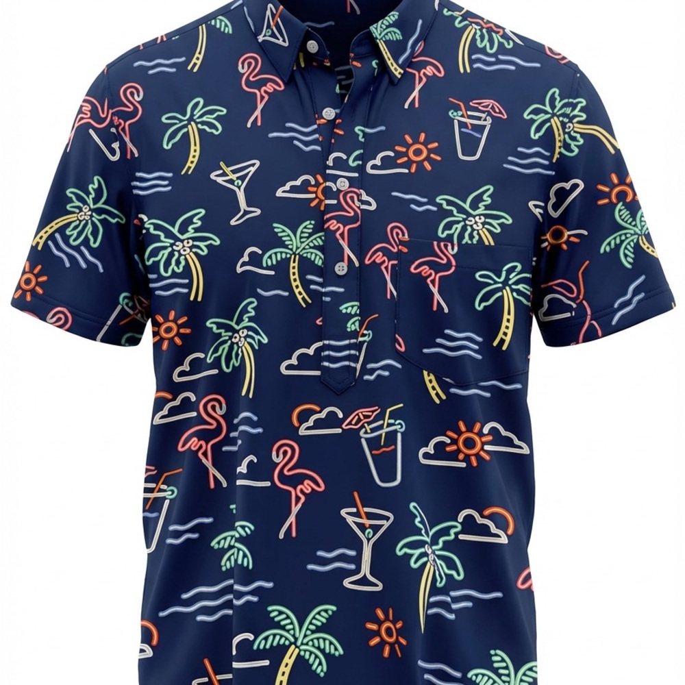Chubbies Tropical Polo - Mens